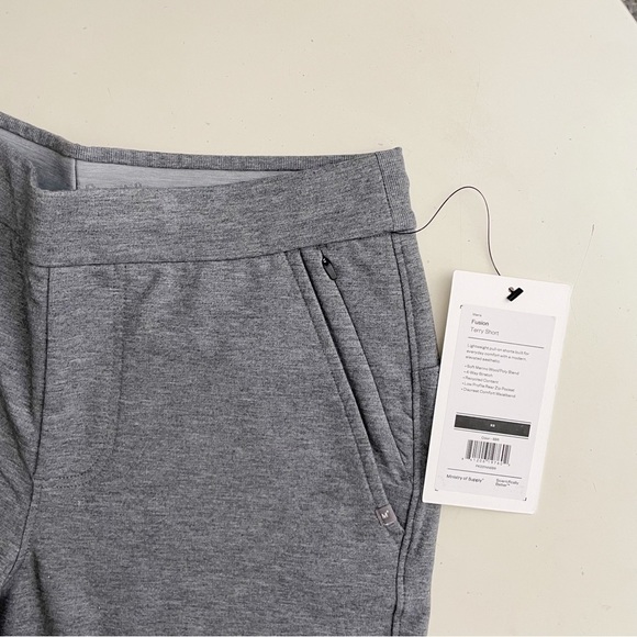 Ministry of Supply Men’s 6” Fusion Terry Short Gray Size XS New - Picture 6 of 9